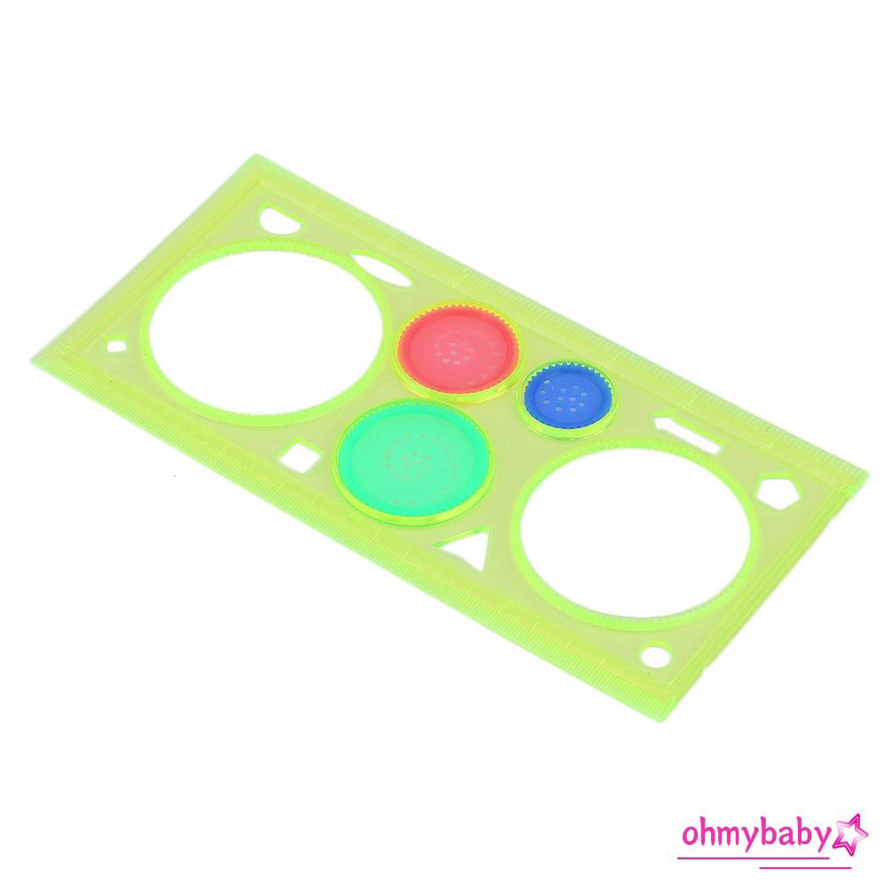 Thước kẻ hình học xoắn ốc đa chức năng thích hợp cho học sinh/trẻ em