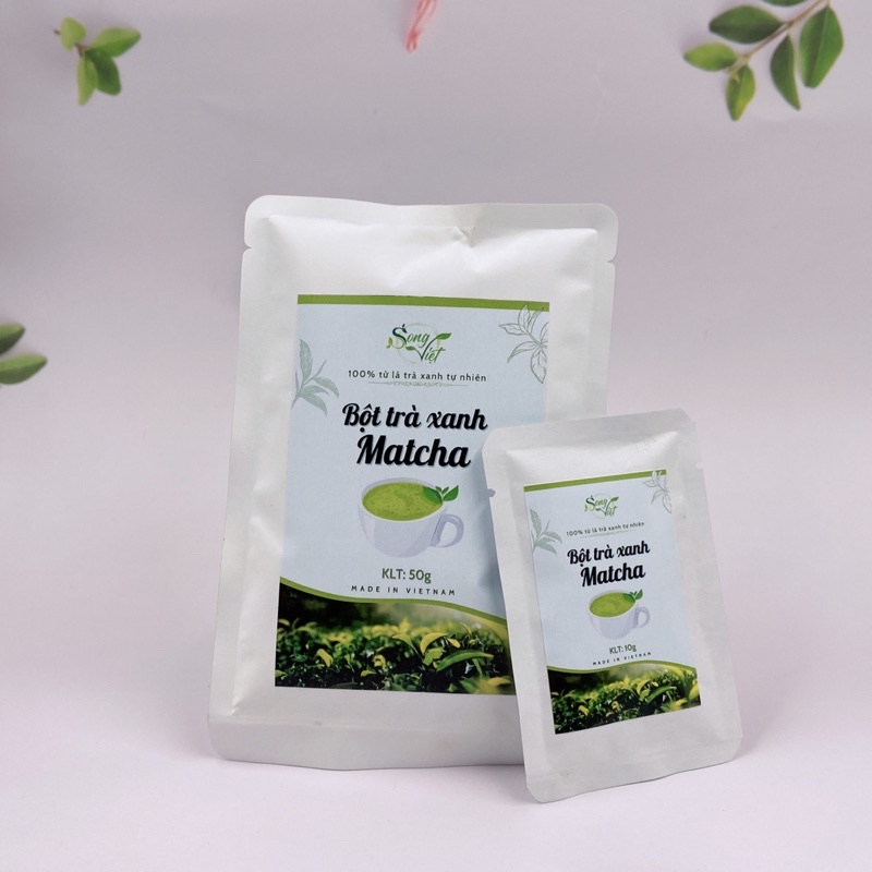 Matcha Trà xanh pha chế, làm bánh Song Việt gói 50Gram