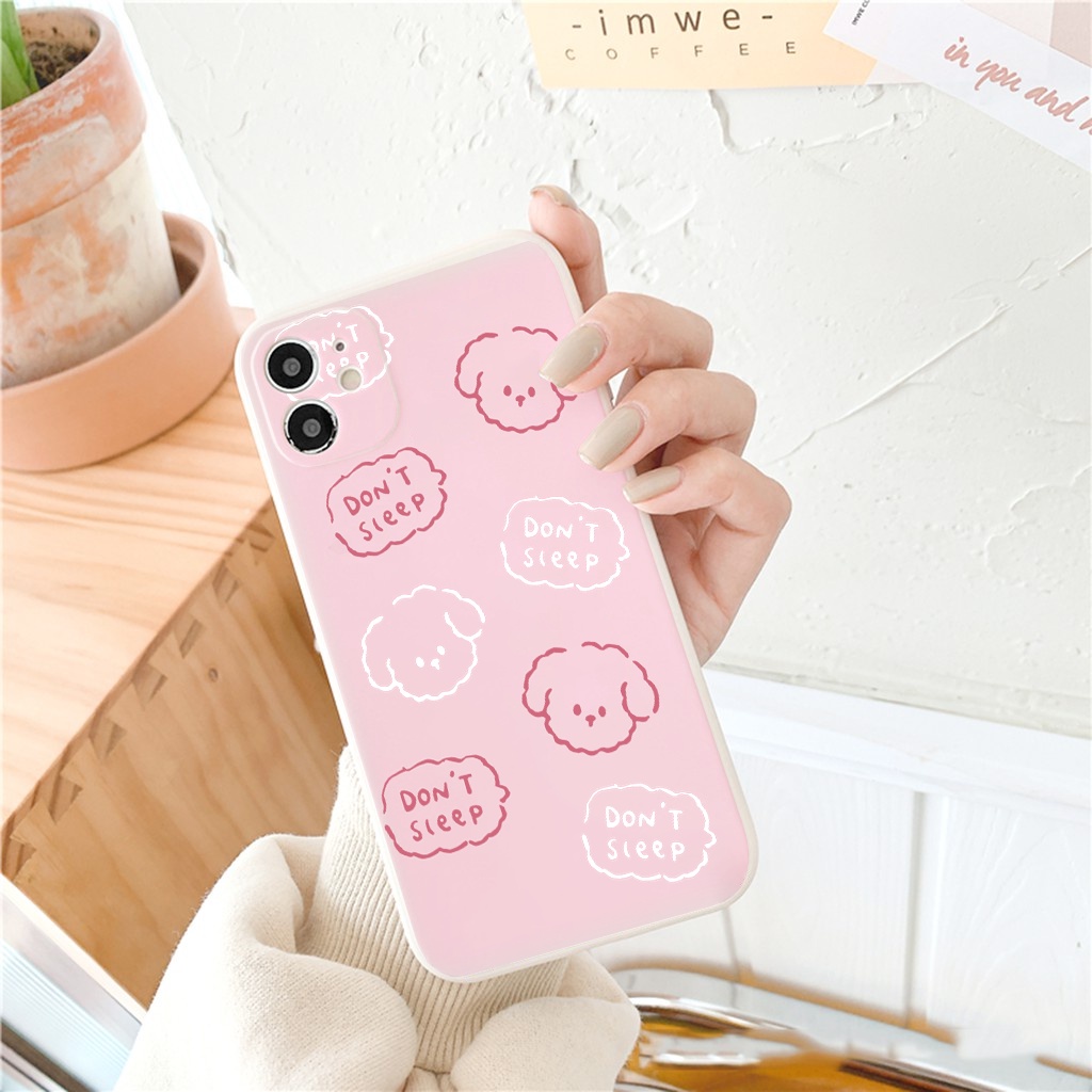 Ốp iphone - Ốp lưng trơn Cừu và Gấu 6/6s/6plus/6splus/7/8/7plus/8plus/x/xs/xs max/11/11promax - a265