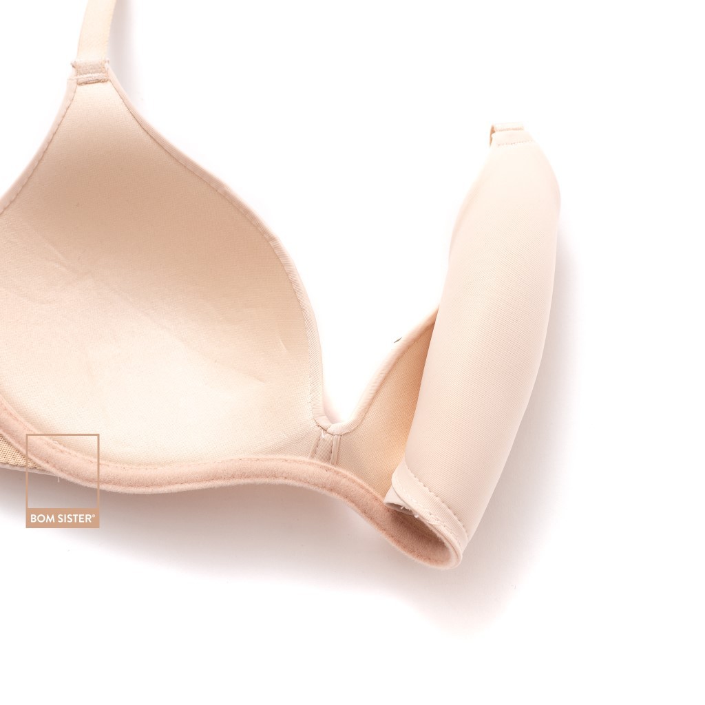Áo lót mút mỏng thun lạnh không gọng màu trơn nâng ngực BOM SISTER A1018 | BigBuy360 - bigbuy360.vn