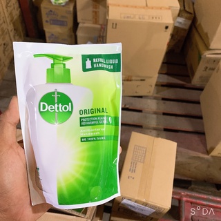 Combo 3 Bịch Nước rửa tay diệt khuẩn Dettol - Túi 225g