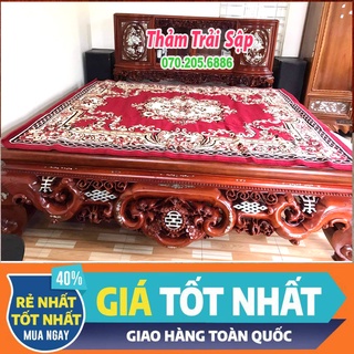 Thảm trải sập len dệt indo 1.6 x 2m