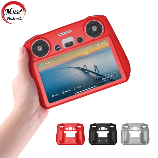 Ốp Điện Thoại Silicon Chống Trượt Chống Bụi Bảo Vệ Màn Hình Điều Khiển Từ Xa Cho Dji Mini 3 Pro Rc
