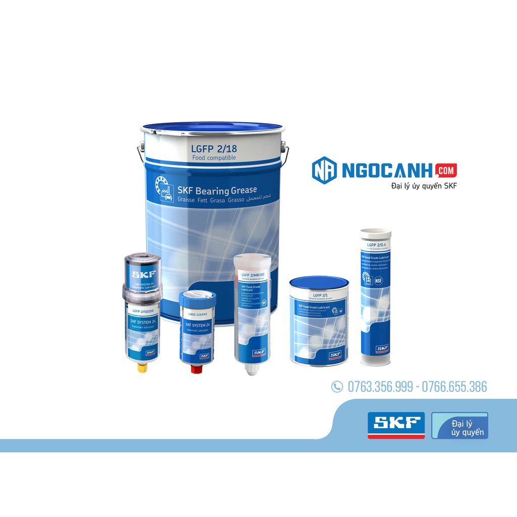 Mỡ LGFP 2/0.4 Mỡ SKF dành cho ngành thực phẩm loại 400 gram