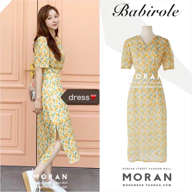 [ORDER 7-10D] VÁY MORAN MAXI HOA NHÍ XẺ SƯỜN | BigBuy360 - bigbuy360.vn