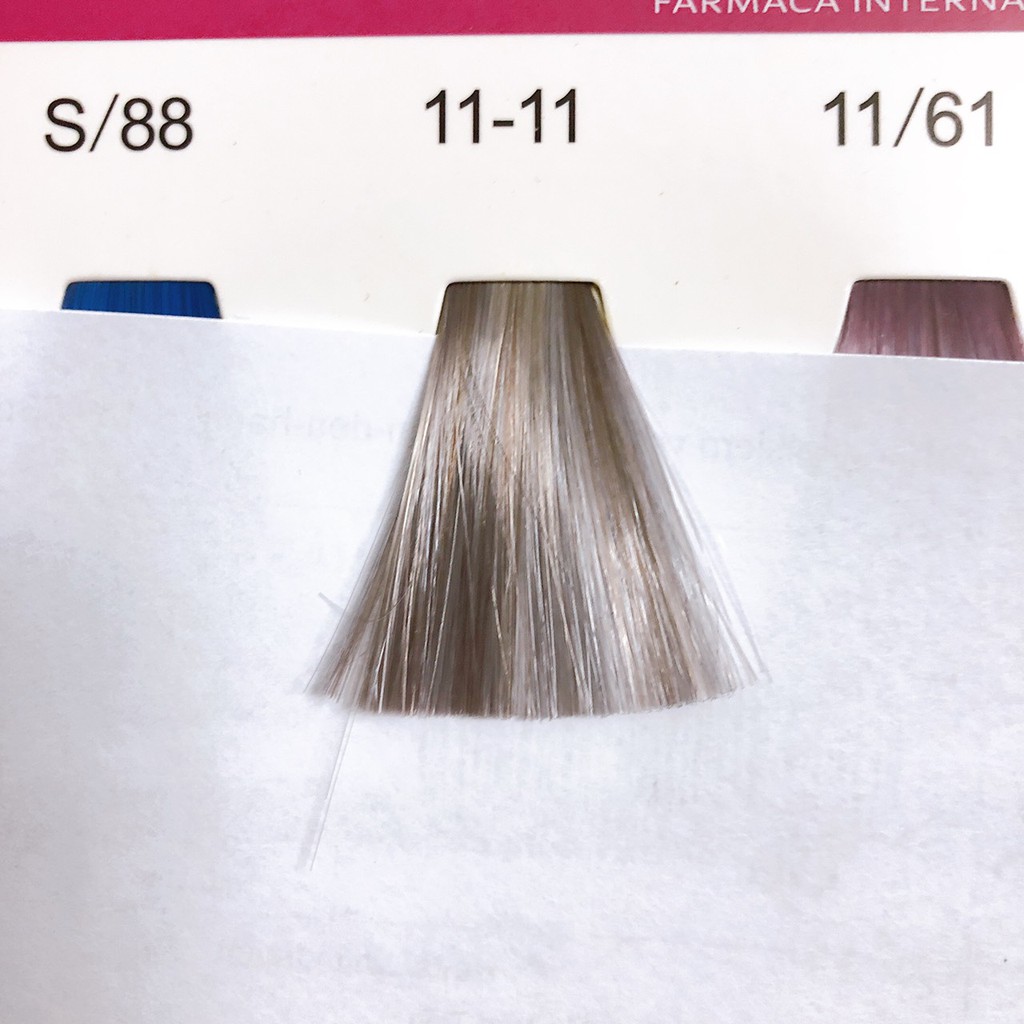 Màu Nhuộm Khói Sáng Mã 11/11 Lightest Blonde Ash Intensive