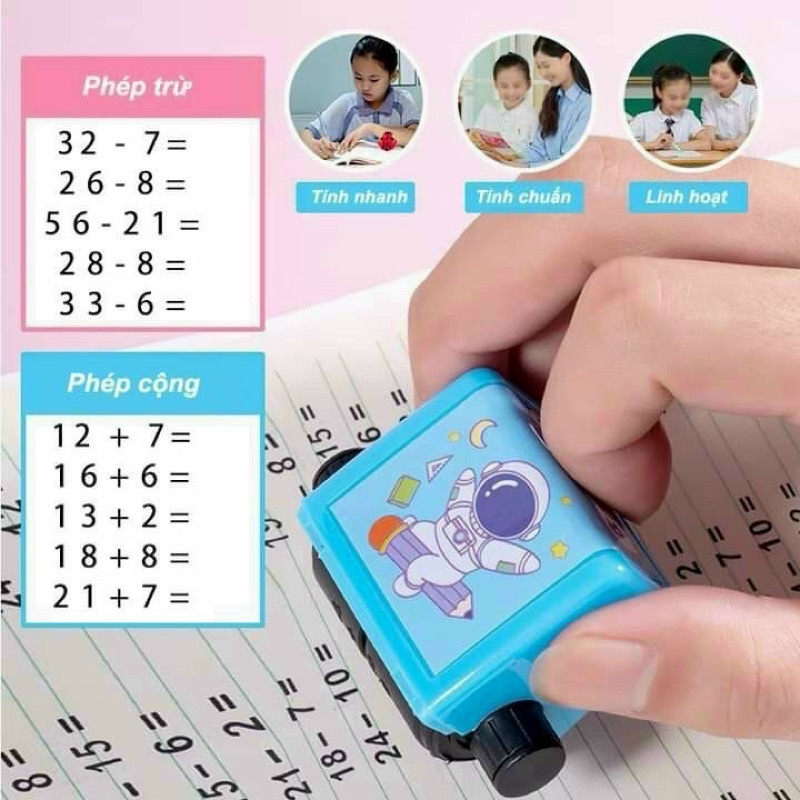 Máy in con lăn tạo phét tinh cho bé.
