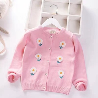 Áo len cadigan bé gái mẫu hottrend 2021 phù hợp cho bé từ 2/3-7/8 tuổi