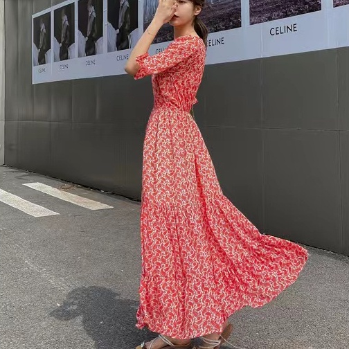 Đầm Hoa Thời Trang Mùa Hè Hàn Quốc Dành Cho Nữ