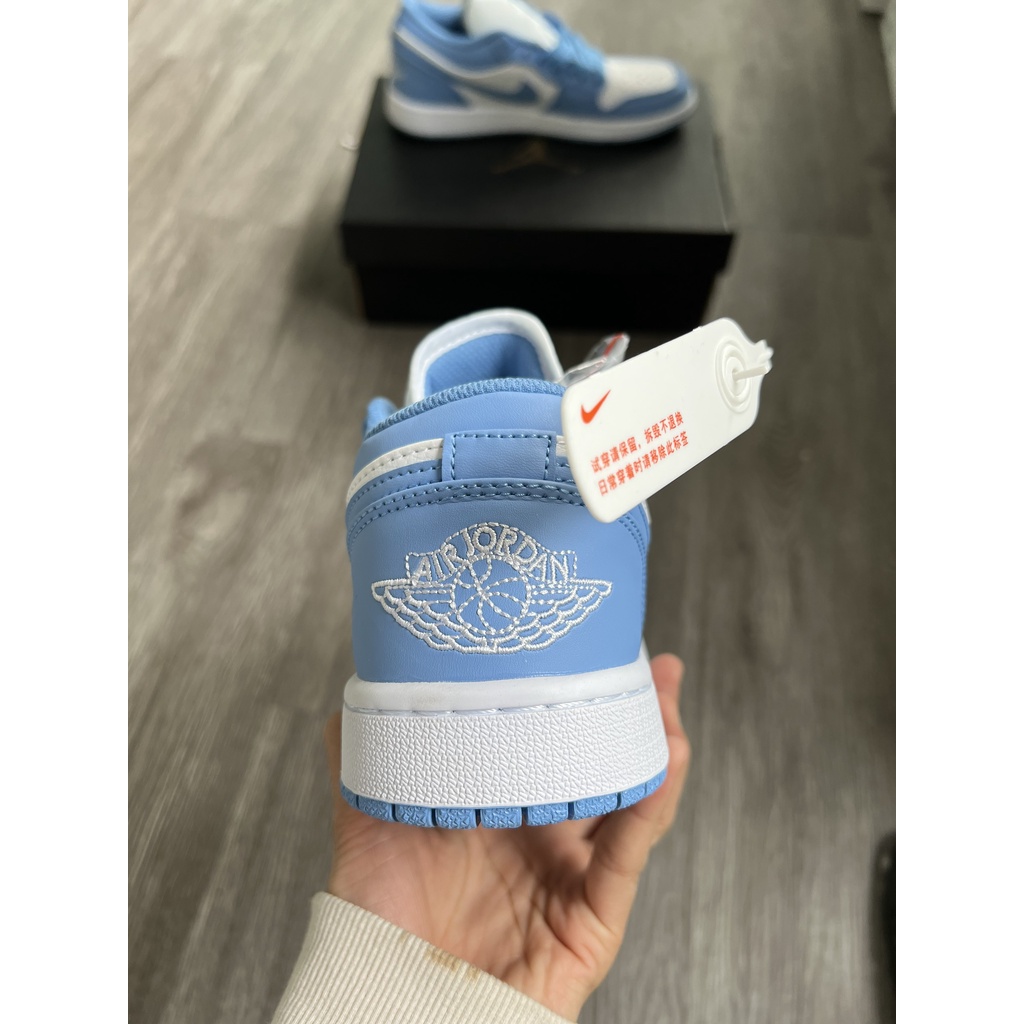 ⚡️GIÁ SỐC⚡️[Ảnh thật do shop tự chụp 100%] Giày Jordan Low 1 xanh trắng hàng chuẩn | BigBuy360 - bigbuy360.vn
