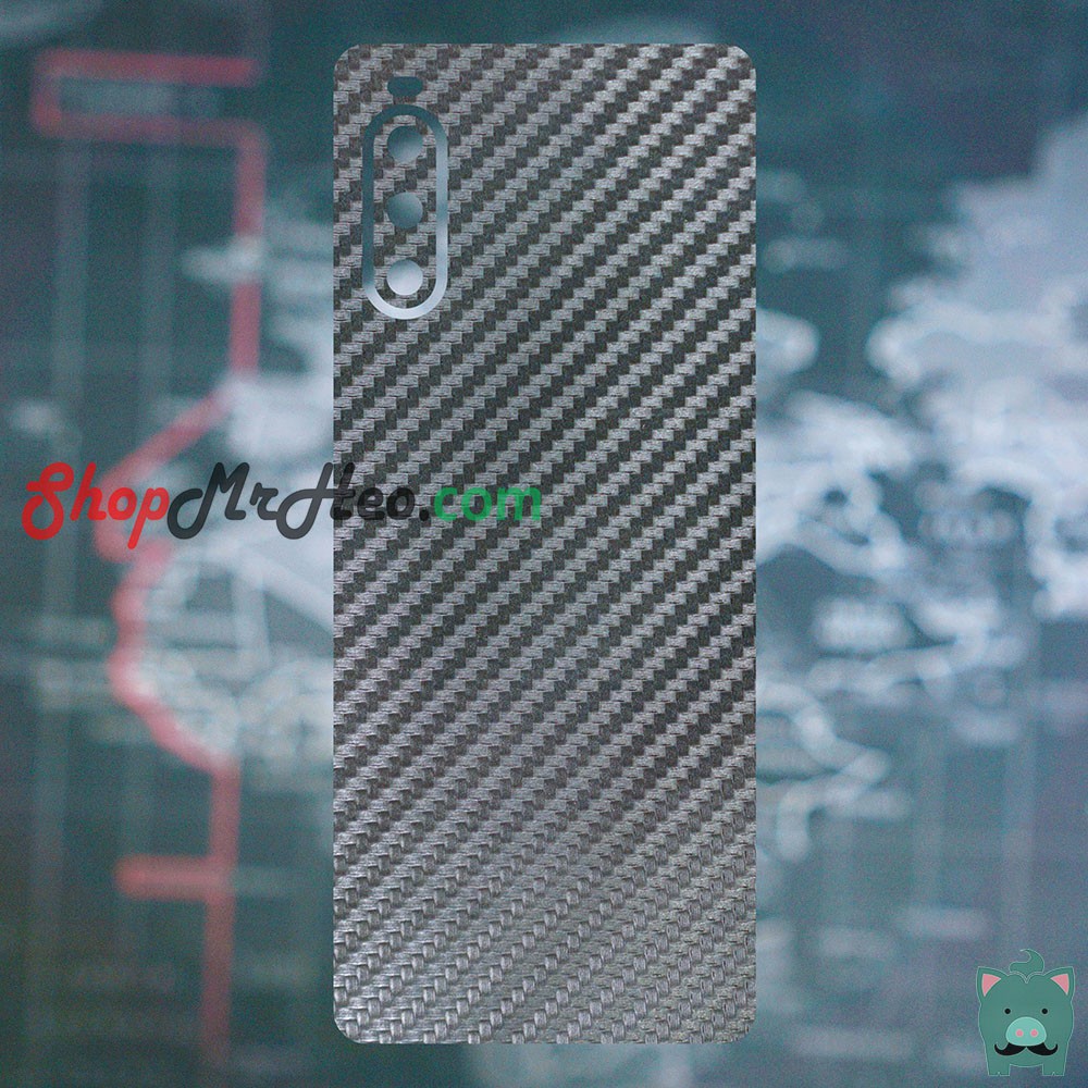 Skin Dán Mặt Sau Lưng Vân Nhôm Sony Xperia 10 - Sony 10 Plus - Sony 10 ii  - Sony 10 iii