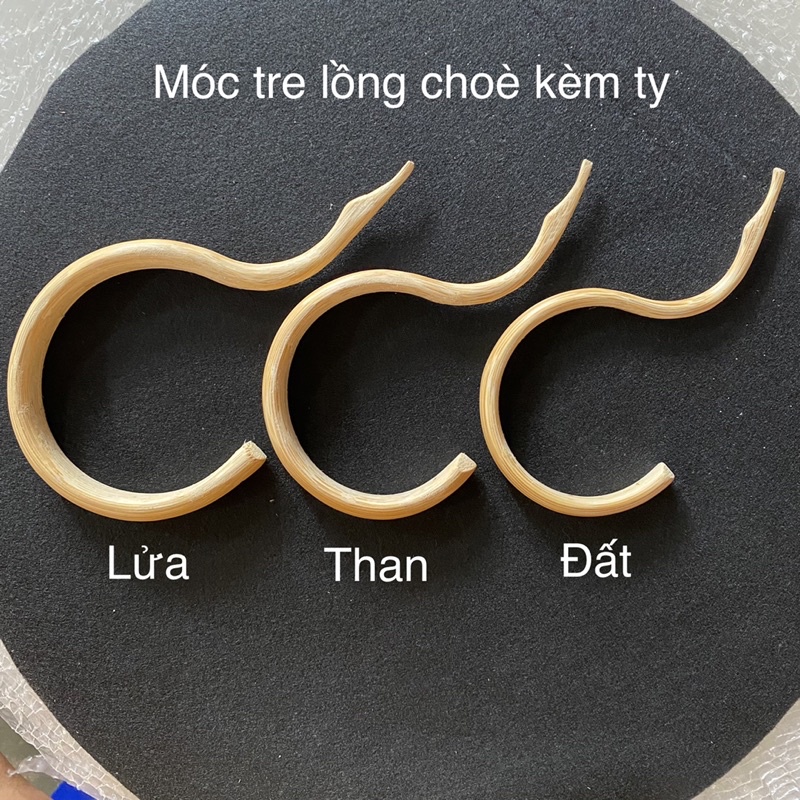 Combo móc tre lồng chim kèm ty, dùng cho các loại lồng - phụ kiện lồng chim đẹp giá rẻ