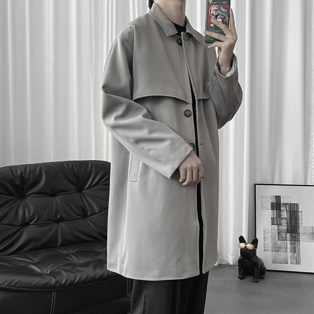 Áo Khoác Nỉ Nam Dáng Dài Đơn Giản Kiểu Dáng Mangto Thời Trang Thu Đông SEPTEMBERGIRL1989 AO KHOAC NAM 9000041 | BigBuy360 - bigbuy360.vn