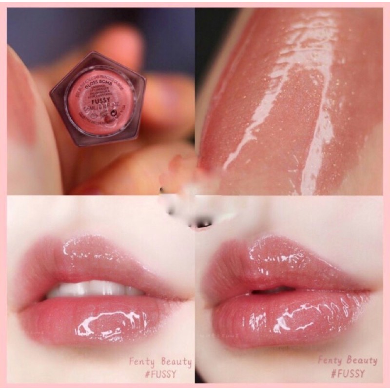 FENTY BEAUTY 💮 Son bóng Fenty Beauty Gloss Bomb Universal Lip Luminizer màu Fu$$y
