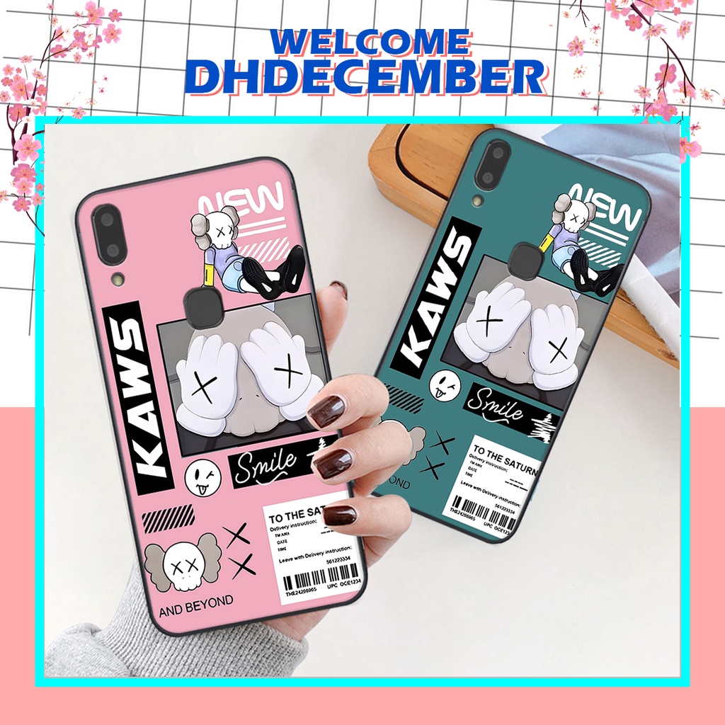 Ốp lưng Vivo V9 / V9 YOUTH in hình gấu K@ws, gấu nâu, dor@emon RẺ- ĐẸP- BỀN