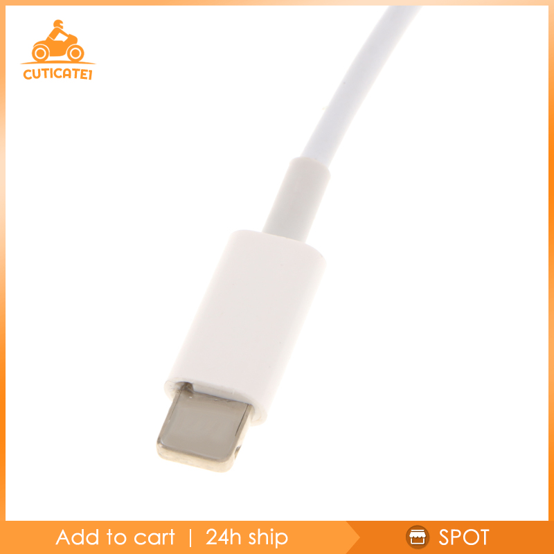 [CUTICATE1]USB Female OTG Adapter Cable Connect Convert Lead for Ipad iPhone Below 10.3