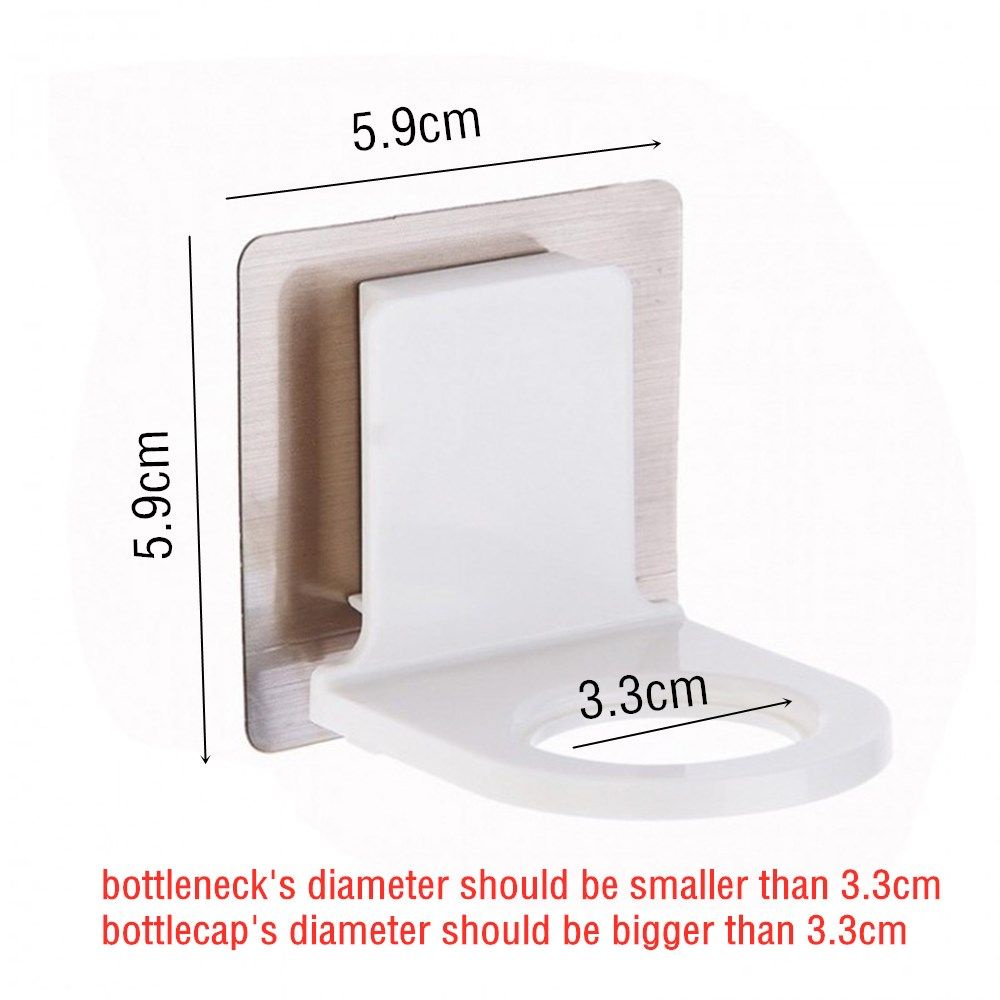 Móc treo chai xà phòng / dầu gội gắn tường tự dính chống nước chống ẩm cho nhà tắm