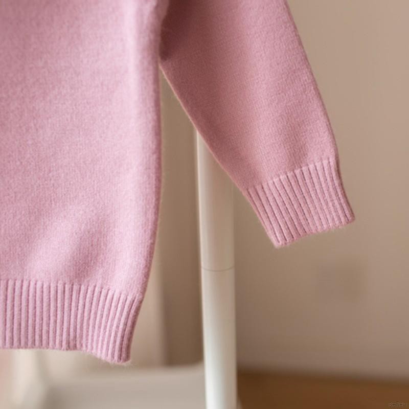 Áo len dài tay phong cách Hàn Quốc xinh xắn dành cho bé