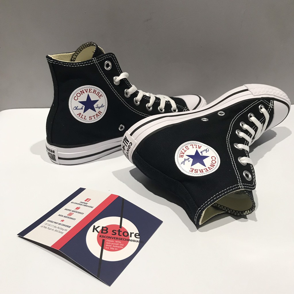 Giày converse Classic Hi đen