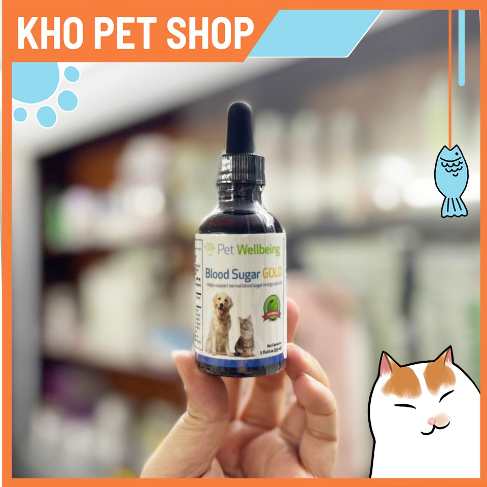 Hỗ trợ tiểu đường cho mèo Pet Wellbeing blood sugar gold