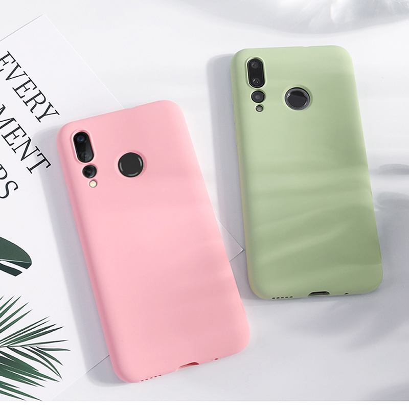 Ốp Lưng Silicone Mềm Màu Trơn Cá Tính Cho Huawei P30 / P30 Pro / P30 Lite / P40 Litee / P40 Lite / P40