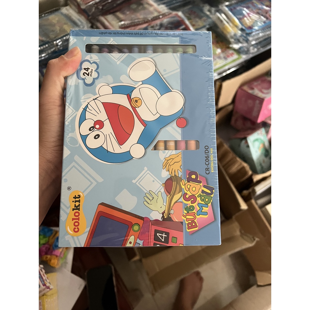 Bút Sáp 24 màu TL Doraemon CR-C06/DO