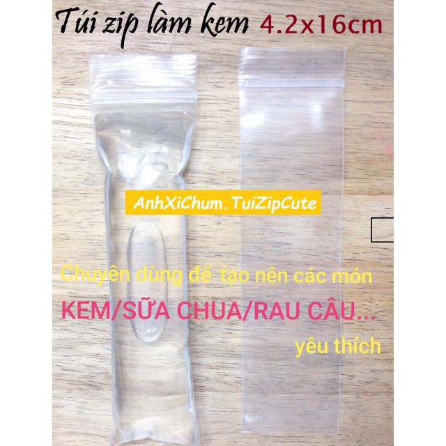 Túi zip làm kem sữa chua tại nhà - 100gr