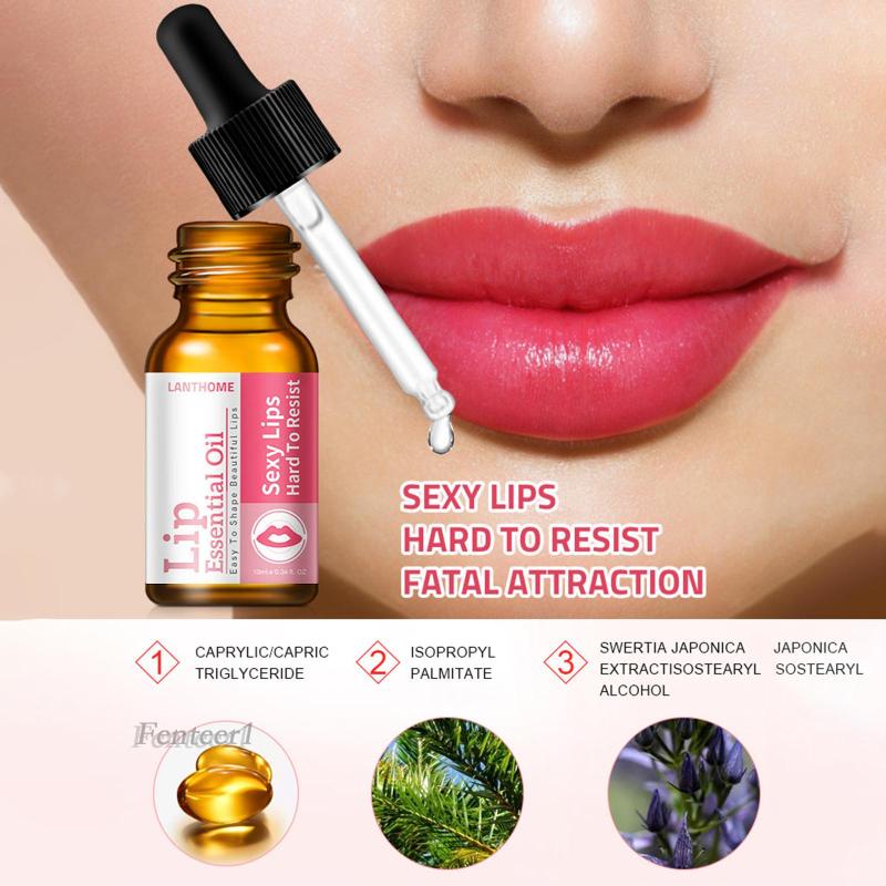 [Hàng mới về] Tinh dầu dưỡng môi làm mờ vân môi cho nam nữ 10ml