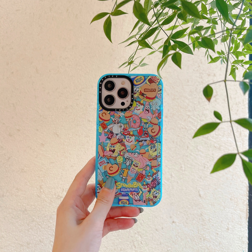 Ốp Điện Thoại Hình Spongebob Và Những Người Bạn Vui Nhộn Chống Sốc Thời Trang