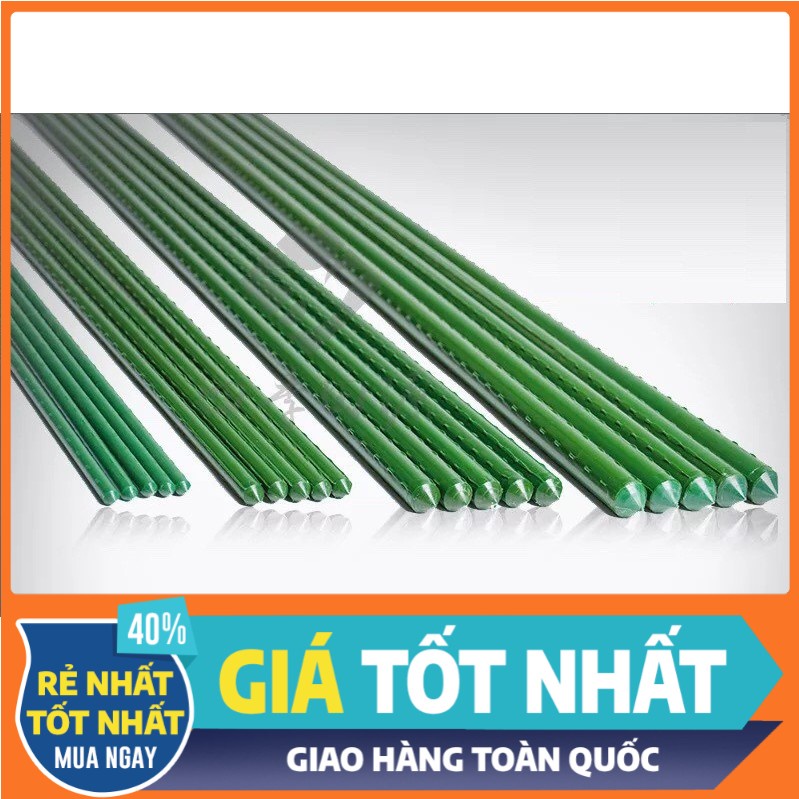 Ống thép bọc nhựa full size dùng làm giá đỡ cây Hoa Hồng, cà chua, dàn cho dây leo _