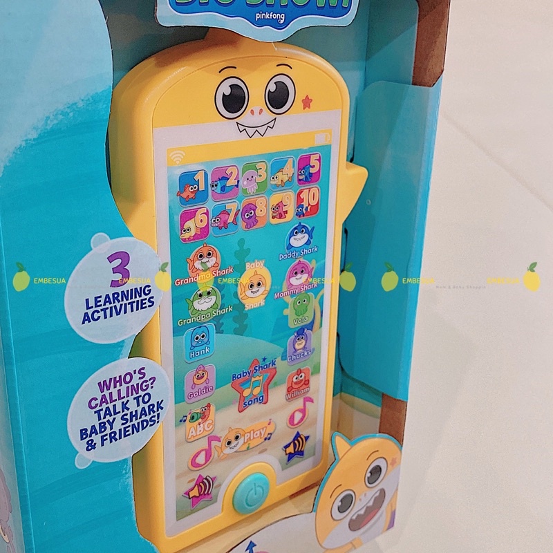 BABY SHARK • ĐIỆN THOẠI ĐỒ CHƠI KẾT HỢP VỪA HỌC VỪA CHƠI CHO BÉ
