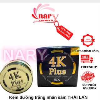 Kem dưỡng trắng ban đêm 4k plus nightcream chính hãng thái lan mẫu mới 5x