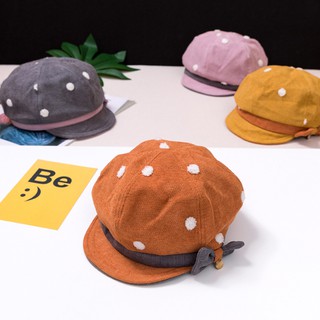 Mũ cho bé gái 1 - 3 tuổi, nón baker boy cho bé có nơ phong cách hàn quốc cực đẹp