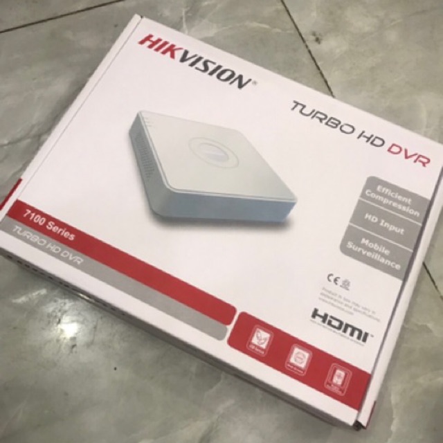 Đầu ghi Hikvision 4 kênh model DS-7104HGHI-F1 , đầu ghi hikvision 7104hghi
