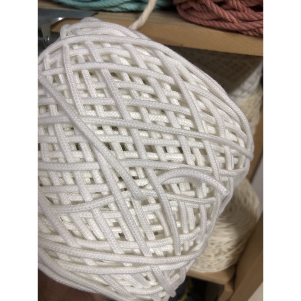 Dây dệt tim có lõi thắt macrame, túi handmade