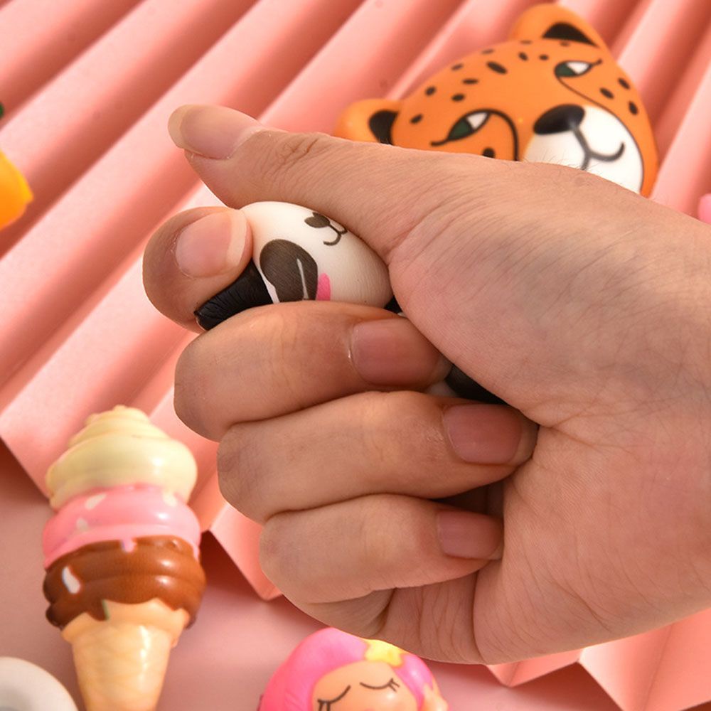 Đồ chơi squishy giảm căng thẳng hình bánh kem cầu vồng đáng yêu cho bé