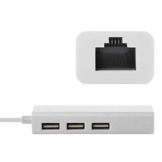 Cổng chuyển Type-C ra Lan và 3 USB 3.0 – USB Hub Type C