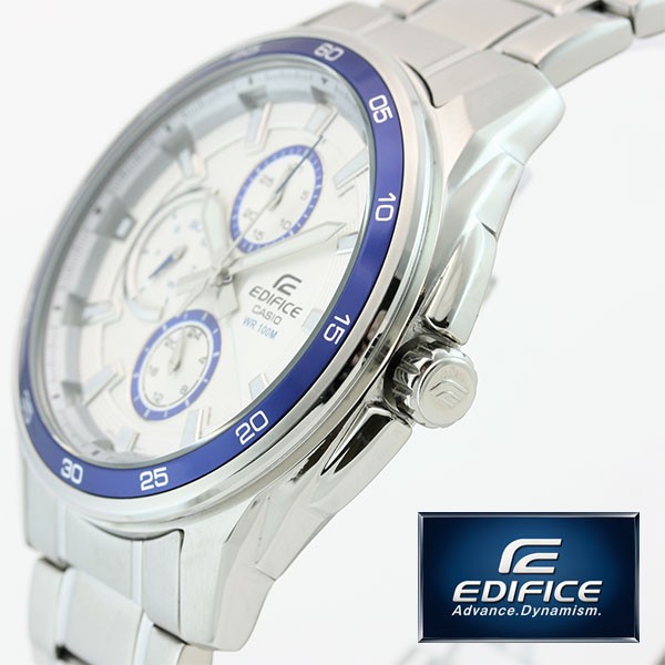 Đồng hồ Nam Edifice Casio EF-334D-7AVUDF Chính hãng, Dây kim loại, Thời trang nam tính