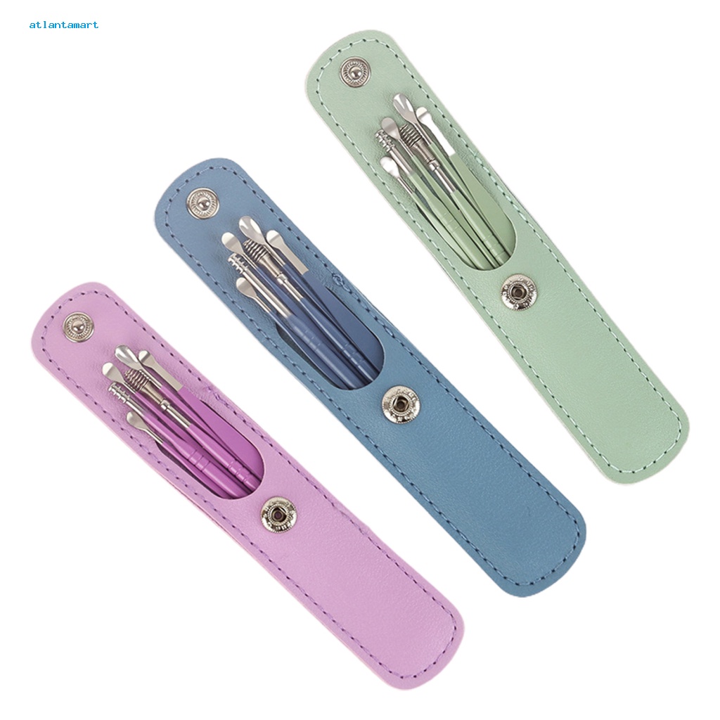 Atl| Set 6 Dụng Cụ Lấy Ráy Tai Cán Dài Tiện Lợi