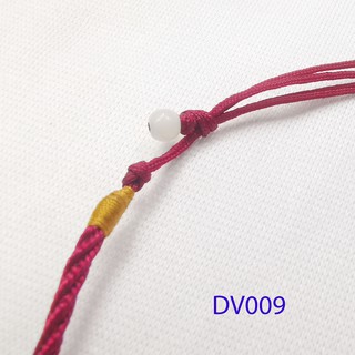 Dây chuyền vải đỏ đô dv009
