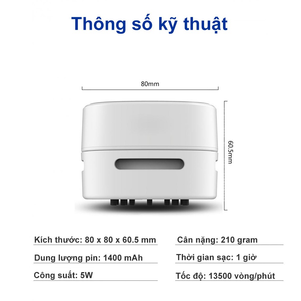 Máy hút bụi mini cầm tay, tiện dụng cho văn phòng, ô tô, gia đình | BigBuy360 - bigbuy360.vn