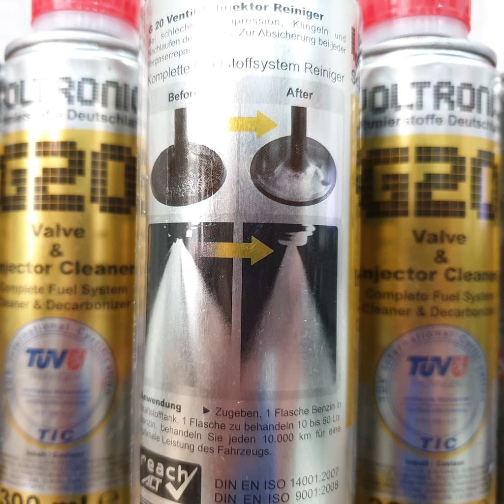 Vệ Sinh Kim Phun Buồng Đốt Voltronic G20 300ml, vệ sinh buồng đốt hệ thống nhiên liệu động cơ Voltronic