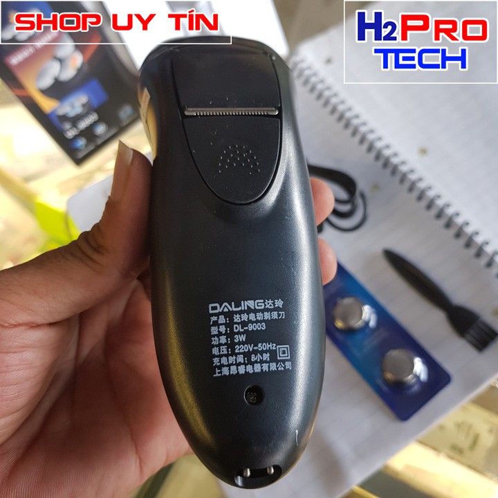 Máy cạo râu 3 lưỡi Daling DL-9003A 2021 H2Pro đa năng 2 trong 1 cạo râu-cạo viền sạch-êm-thoải mái