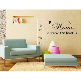 Decal dán tường chữ HOME