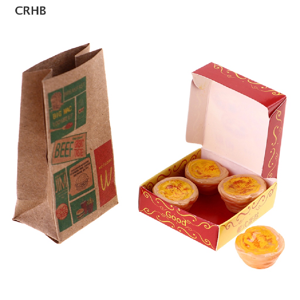 Mô Hình Đồ Chơi Hình Bánh Burger Khoai Tây Chiên Bo11 Dành Cho Nhà Búp Bê Mới