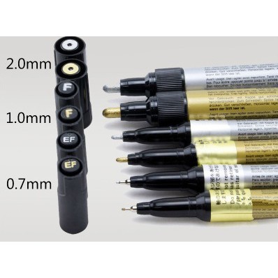 Dụng cụ mô hình Bút tô Sakura Pen Touch Màu Metallic đẹp lung linh NHANH KHÔ