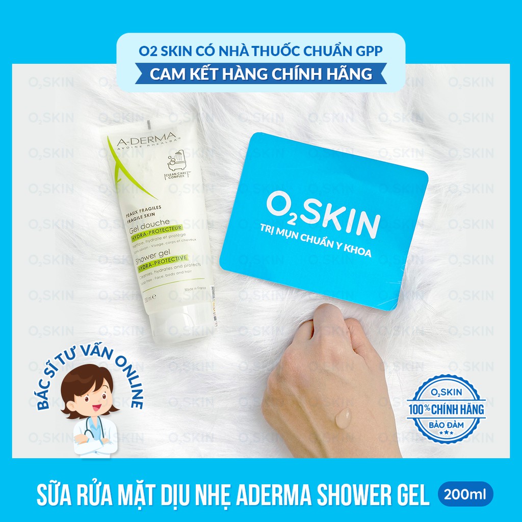 Sửa Rửa Mặt / Da Nhạy Cảm / 💕 FREESHIP 💕 Giảm 5k khi nhập mã [O2SKIN] / Gel Rửa Mặt Aderma Protective 200ml | BigBuy360 - bigbuy360.vn