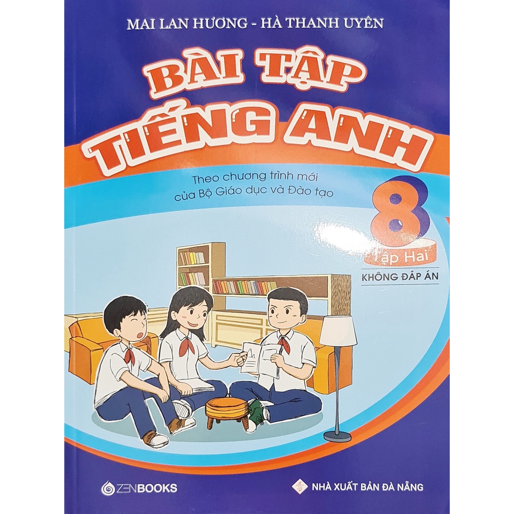 Sách - Combo Bài tập tiếng anh lớp 8 tập 1 + tập 2 theo chương trình mới của bộ giáo dục và đào tạo ( không đáp án )