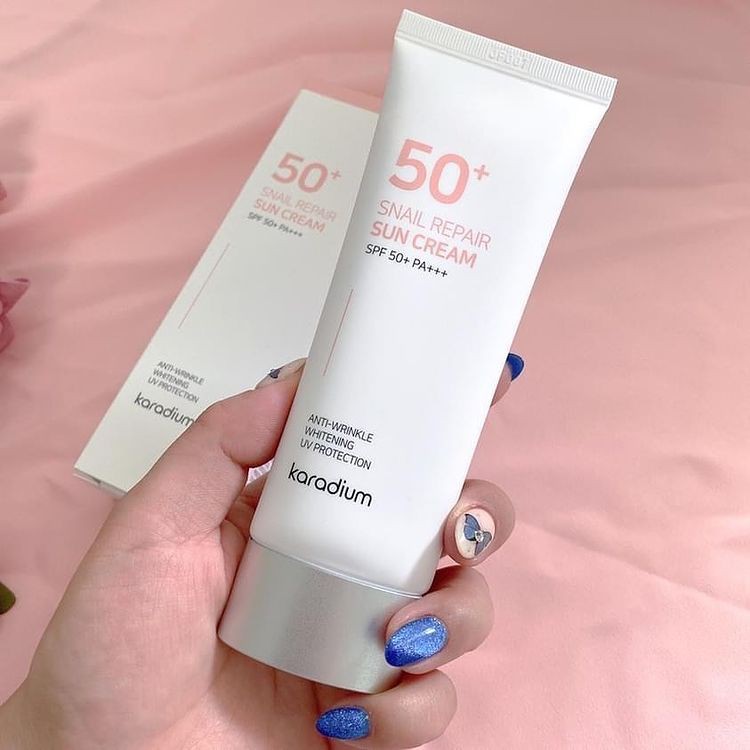 [Mẫu mới] Kem Chống Nắng Karadium SPF 50+ PA +++ làm trắng da, có thể thay kem lót 70ml