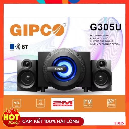 [Hãng] Loa Máy Tính GIPCO G309U siêu bass có điều khiển Blutooth/USB khe cắm SD card USB có điều khiển không dây